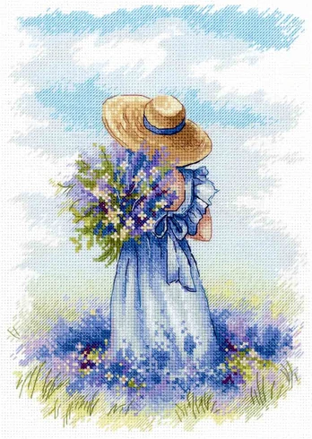 Cross stitch kit "Lavender Walk" SNV-847