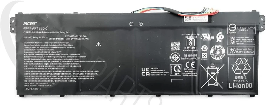 Acer BATTERY (POLY 3550mAh MAIN)