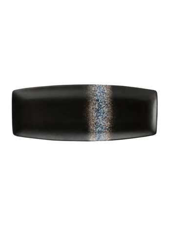 Lėkštė stačiakampė 37x14 cm Moon Blu porceliano