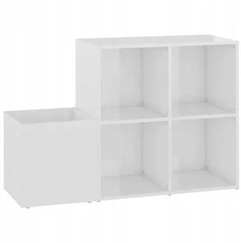 Elegantiška batų spintelė, balta, 105x35,5x70 cm