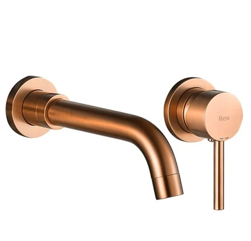 Potinkinis praustuvo maišytuvas Rea Lungo Long Copper Brush + BOX