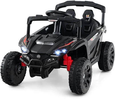 Vaikiškas elektrinis automobilis juodas