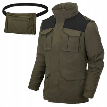 Vyriška striukė, Helikon-Tex, M65 Covert, Taiga Green/ juoda