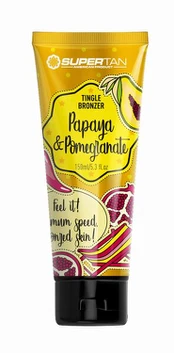 Intensyvus įdegio kremas su bronzatoriais Supertan Papaya & Pomegranate, 150 ml