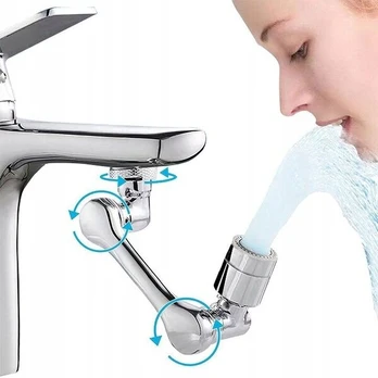 Čiaupo prailgintuvas AquaFlex 1080, sidabrinis