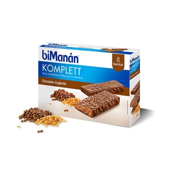 Bimanan šokolado pakaitalas Komplett batonėliai 8 vnt