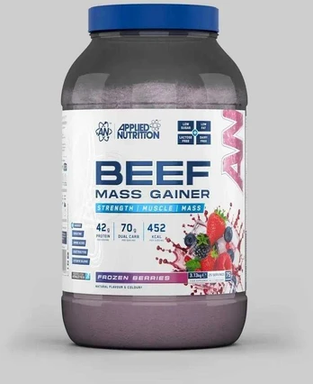 Applied Nutrition Beef Mass Gainer 3130 g. (Millions Pineapple skonis )