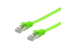 Equip Equip Patchkabel Cat6A U/FTP 2xRJ45 1.00m grün Flach LSZH