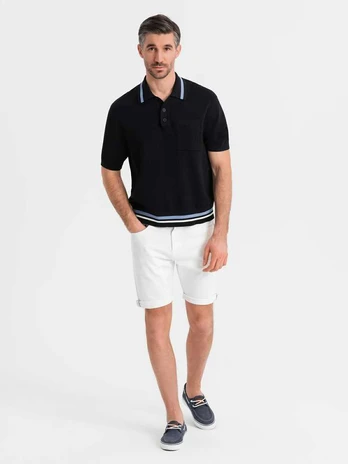 shorts for men - baltas