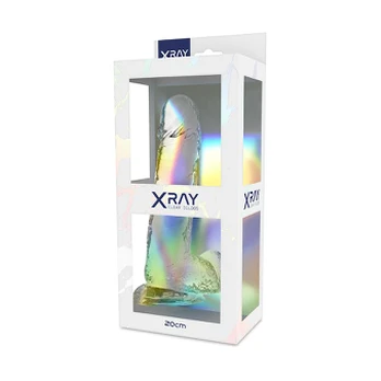 Dildo XRAY CLEAR COCK 20 x 4.5 cm