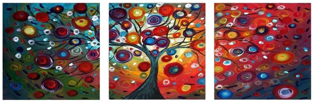 Reprodukcija Wallity PMDR0220, 90 cm x 30 cm, 3 vnt.