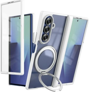 Dėklas Beline MagRing 360 do Samsung Galaxy Z Fold8 balta