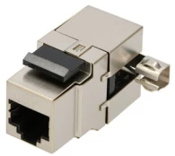 Adapteris Extralink CAT6 STP RJ45, sidabro kaina