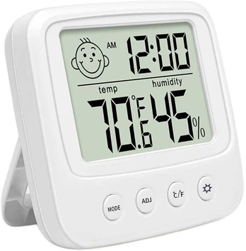 Verk Group Thermometer hygrometer electronic internal clock