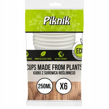 cukranendrių puodeliai Piknik 250ml, 6 vnt.
