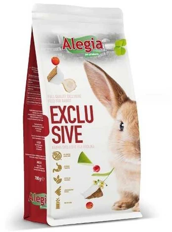 Alegia Exclusive Triušiams maistas 700g