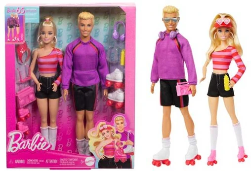 Ken & Barbie Fashionista-Puppen 2er-Set