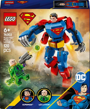 LEGO DC 76302 Batman Supermeno robotas prieš Leksą Liutorį
