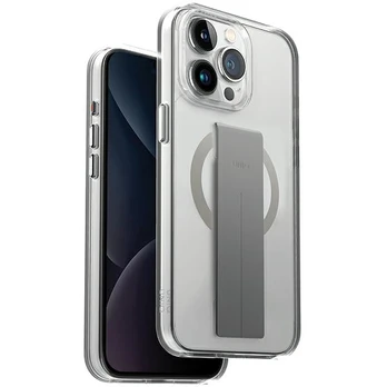 Dėklas UNIQ etui Heldro Mag iPhone 15 Pro Max 6.7" Magclick Charging przeźroczysty|lucent clear
