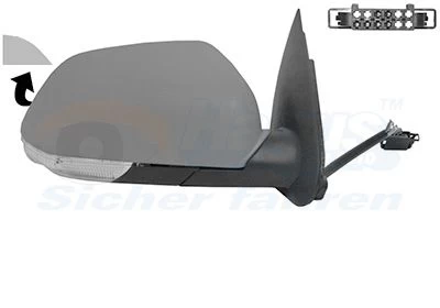Išorinis veidrodėlis VAN WEZEL 7622818