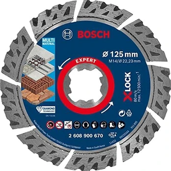Universalus deimantinis pjovimo diskas Bosch, 125 mm