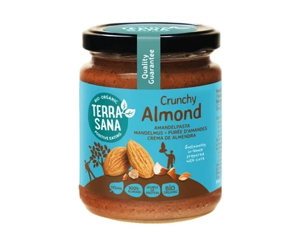 Ekologiškas traškus migdolų riešutų kremas, 250 g