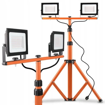 LED Prožektorių Rinkinys su Trikoju 2x50W, 4500K