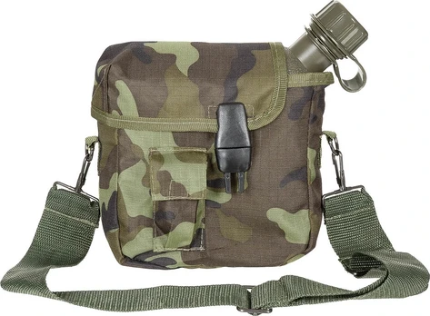 MFH US Canteen angular with cover M 95 CZ camo 2 Qt