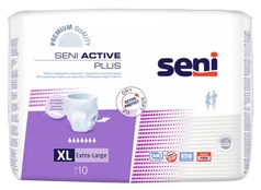Sauskelnės Seni Active Plus, Extra large, 10 vnt. kaina