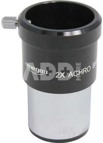 Omegon 2x Barlow lense, achromatic, 1.25"
