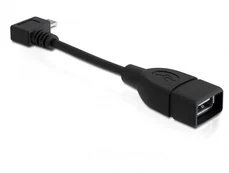 DELOCK kabelis USB micro-B ST 90 laipsnių kampu > USB-A Bu OTG 11cm kaina