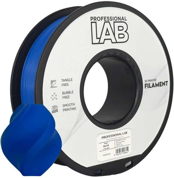 3D Plastikas - Filamentas PLA+ mėlynas | 1.75 mm, 1kg | Professional LAB