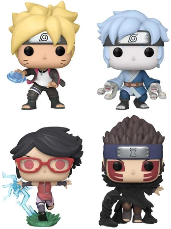 Funko POP pack 4 figures Boruto Exclusive