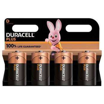 Duracell Plus100% LR20 , 4vnt