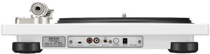 Plokštelių grotuvas Denon DP-400, baltas