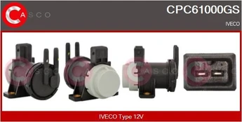 Slegio keitiklis, išmetimo valdymas CASCO CPC61000GS