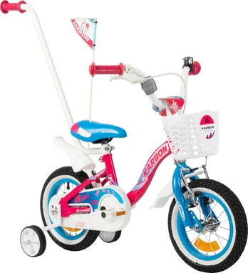 Dviratis Karbon Mimi 12 pink-blue