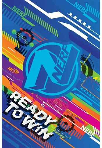 MCU Nerf Fleece tæppe - 100 x 150 cm
