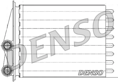 DENSO DRR23020 Heater radiator