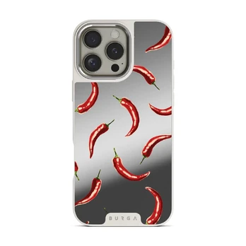 Hot Chilli - iPhone 16 Pro Max Case, Elite Mirror Light (MagSafe) / Silver