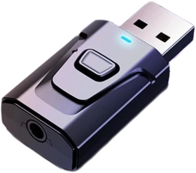 USB „Bluetooth 5.0“ siųstuvas-imtuvas, garso adapteris TV/PC/automobiliui