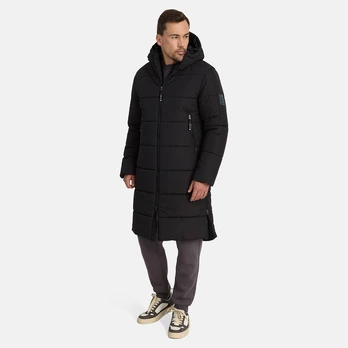 Žieminė striukė parka Harto 1, juodas L, Huppa