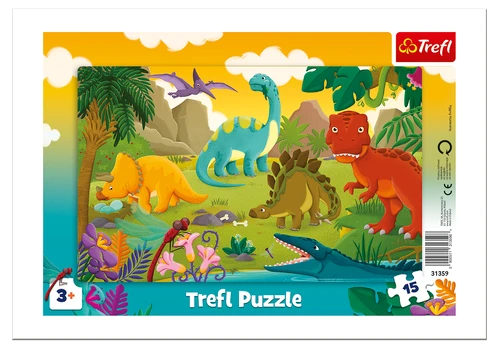Dėlionė Trefl Dinosaurs 31359T, 15.9 cm x 25.8 cm