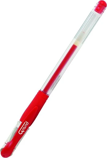 Gelinis rašiklis Grand GR-101, 0.5 mm, raudonas