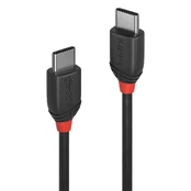 CABLE USB3.2 C-C 0.5M/BLACK 36905 LINDY kaina