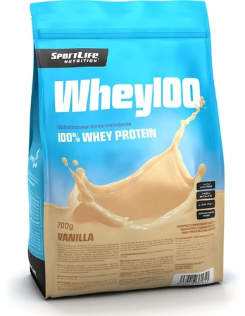 SportLife Whey100 Vanilla Whey Protein, 700 g