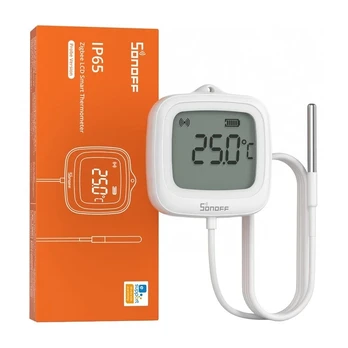Sonoff SNZB-02LD Zigbee 3.0 temperatūros belaidis sensorius IP65