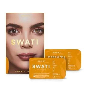 Swati Coloured 1-Month Lenses Honey 1 Pair