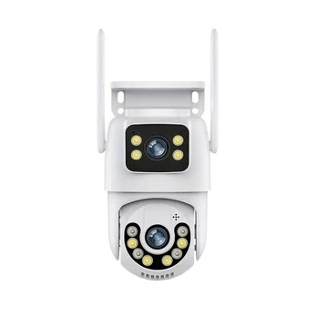 Dvigubų Lęšių 2.4 GHz Belaidė IP Kamera