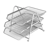 Dokumentų lentynėlė Forpus Horizontal Tray, sidabro kaina